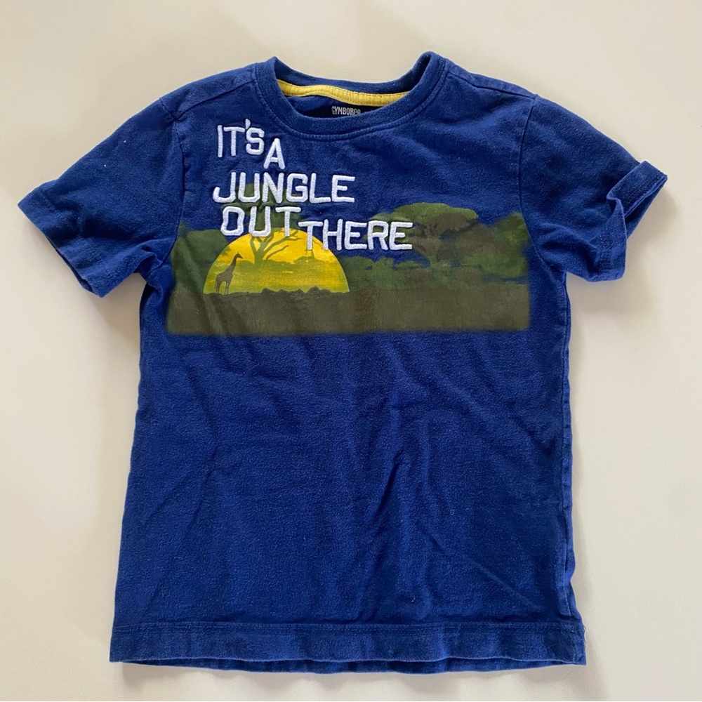 Gymboree Blue Jungle Graphic T-Shirt